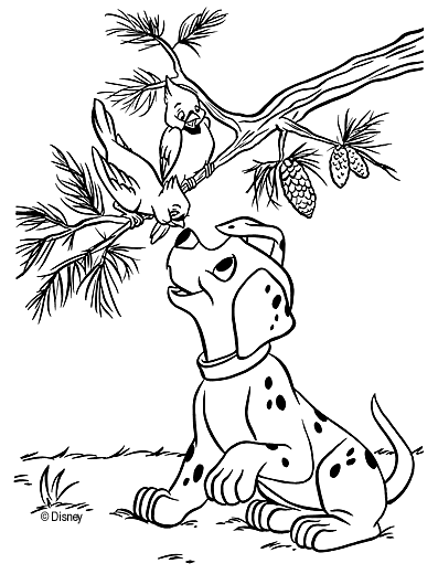 101 dalmatians coloring pages