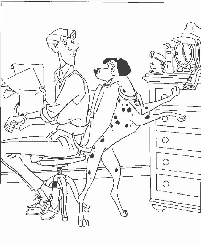 101 dalmatians coloring pages