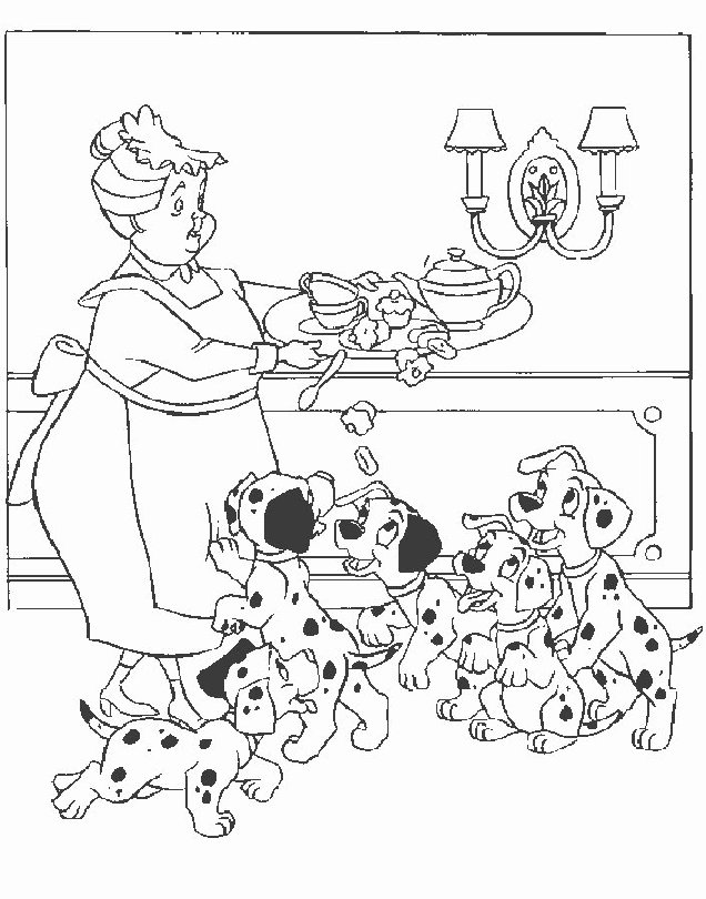 101 dalmatians coloring pages