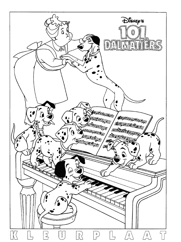 101 dalmatians coloring pages