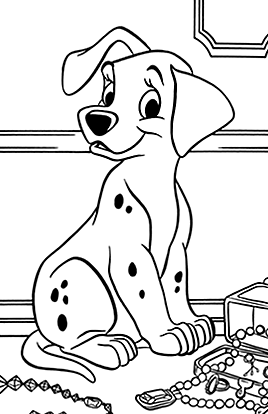 101 dalmatians coloring pages