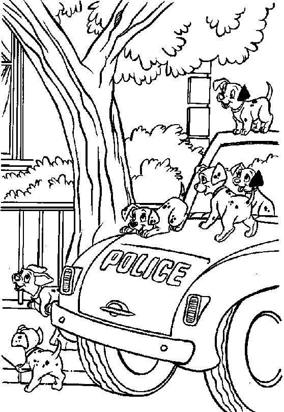 101 dalmatians coloring pages