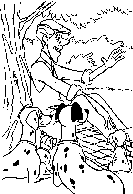 101 dalmatians coloring pages