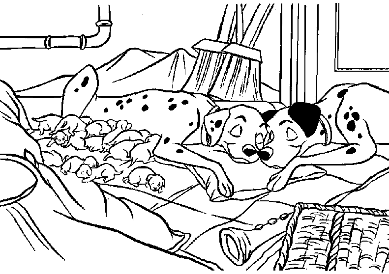 101 dalmatians coloring pages