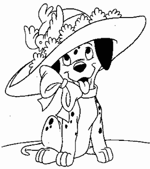 101 dalmatians coloring pages