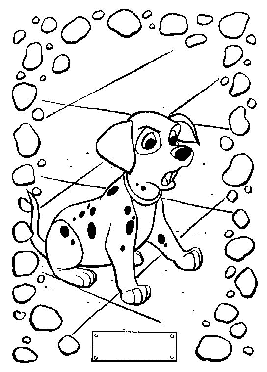 101 dalmatians coloring pages