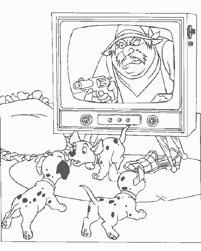 101 dalmatians coloring pages