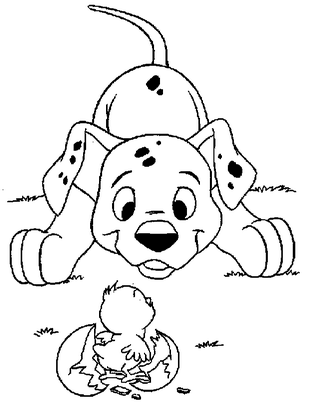 101 dalmatians coloring pages