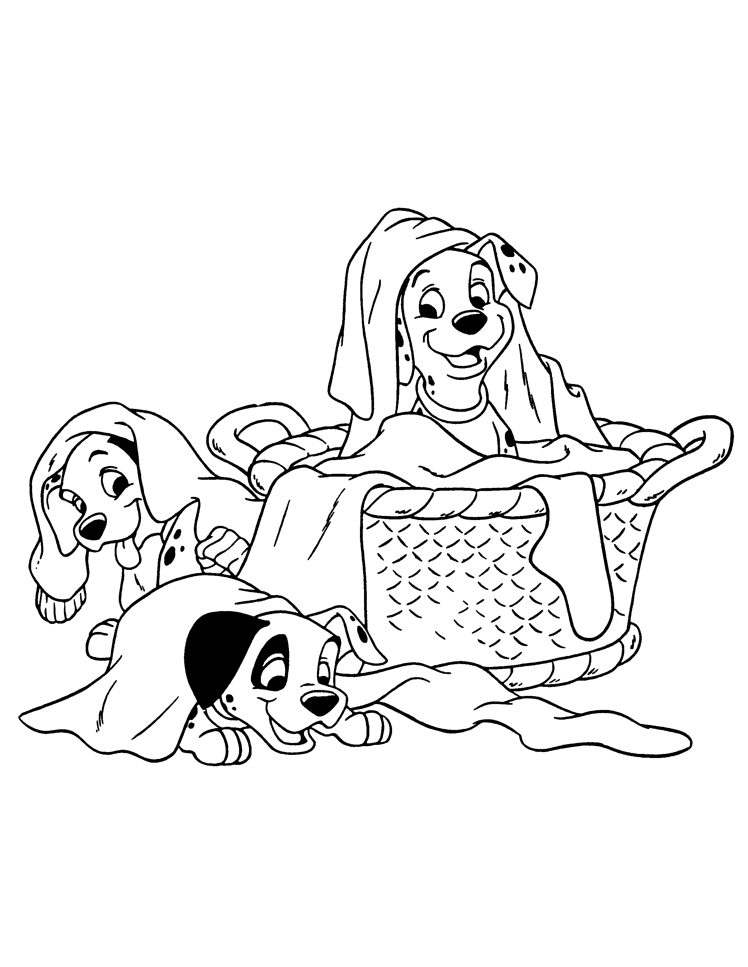 102 dalmatians coloring pages