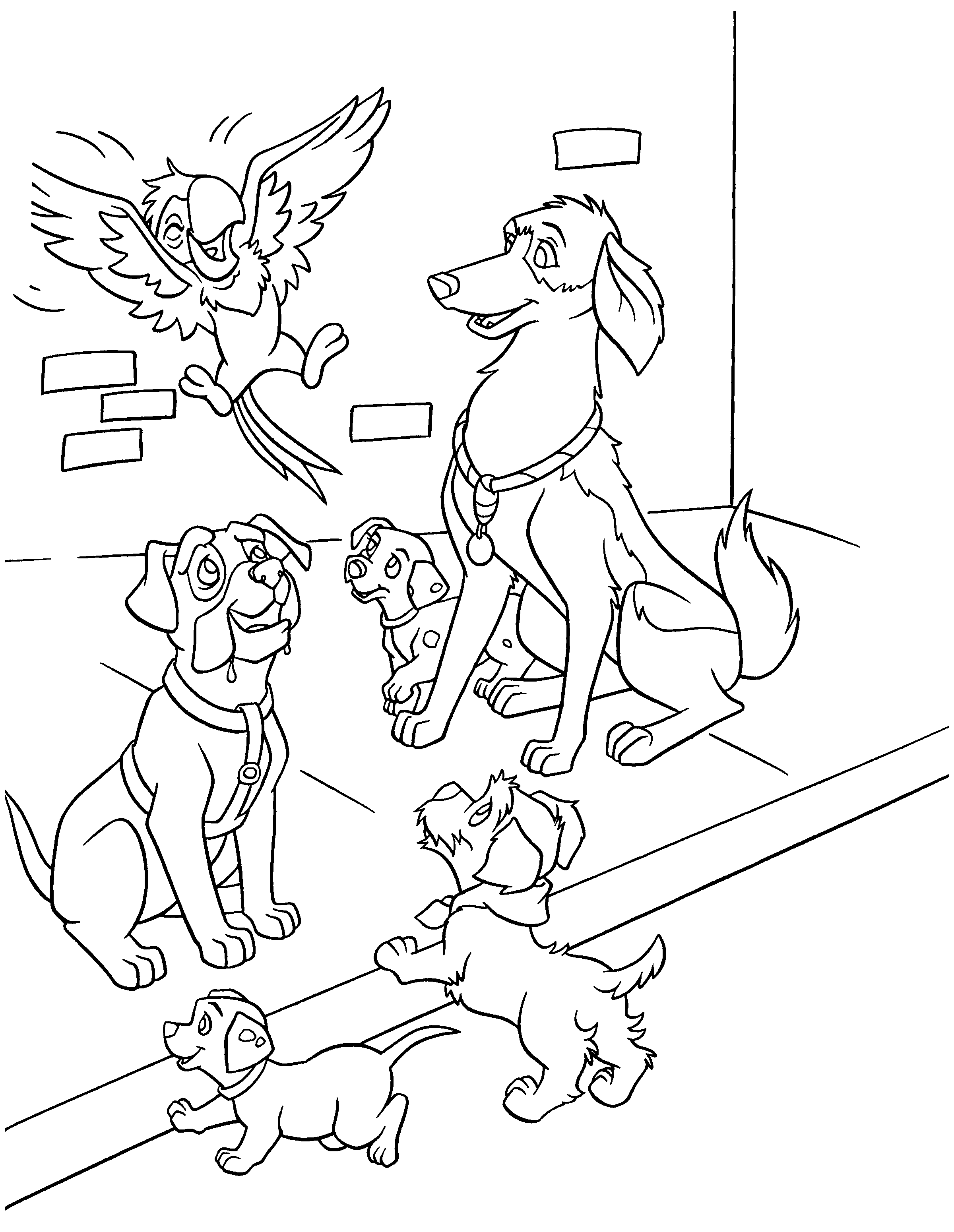 102 dalmatians coloring pages