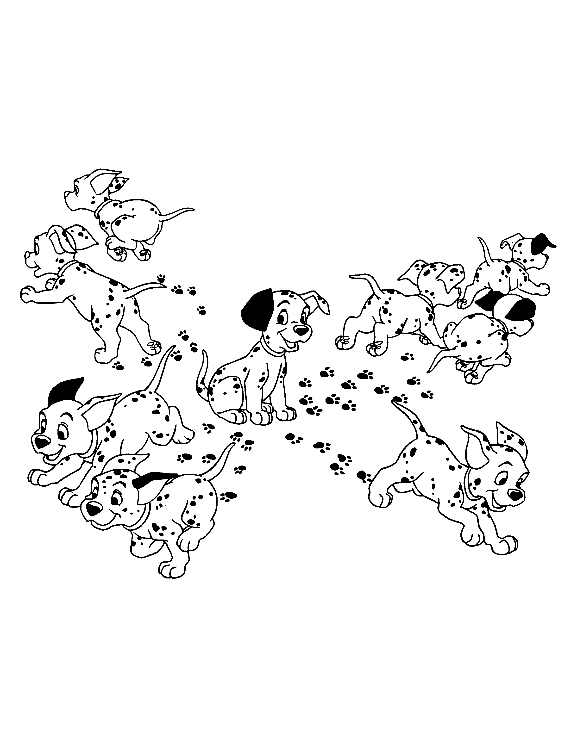 102 dalmatians coloring pages