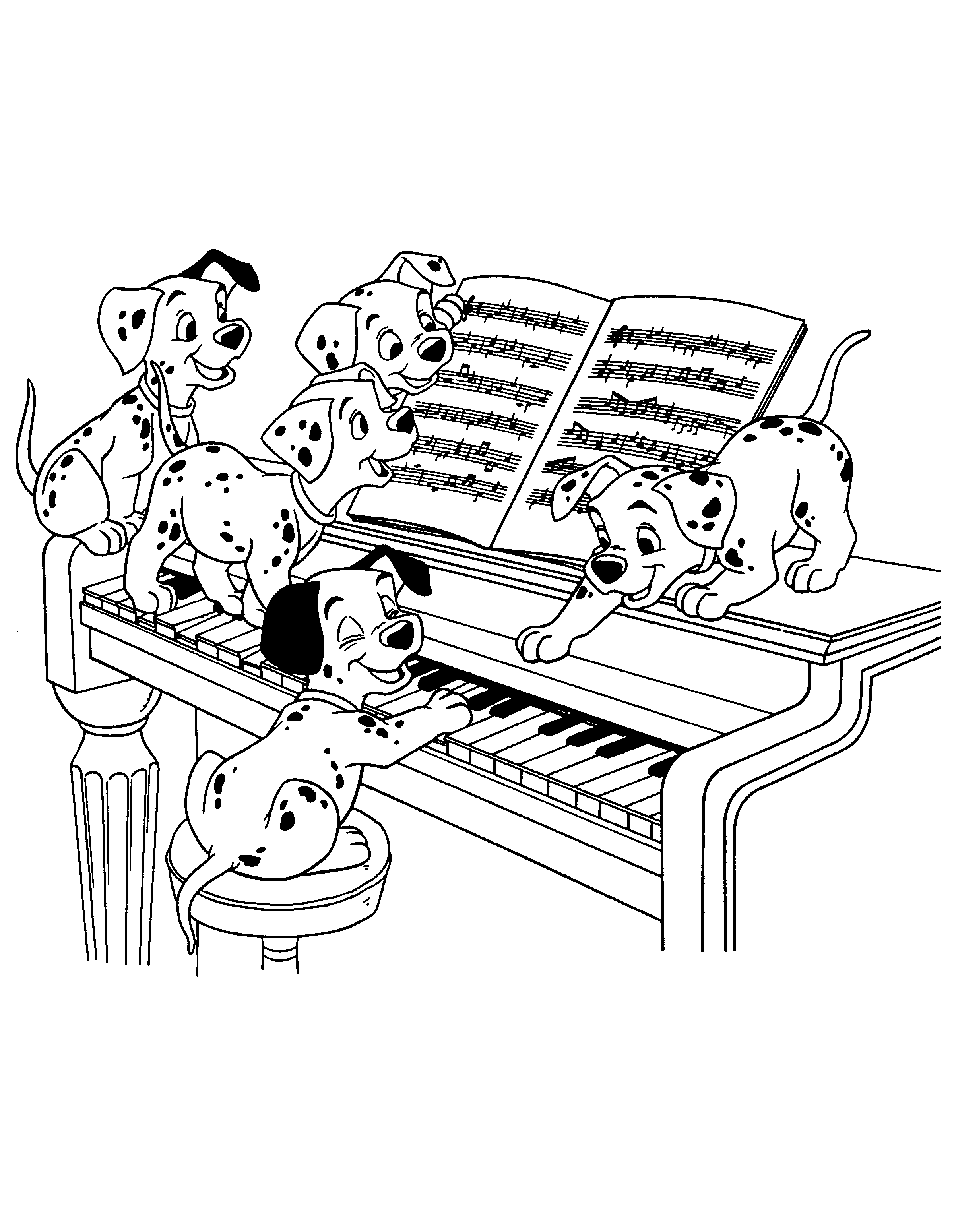 102 dalmatians coloring pages