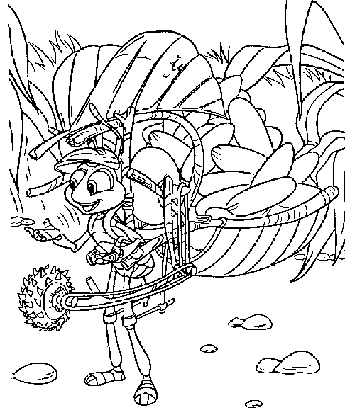 A bugs life coloring pages