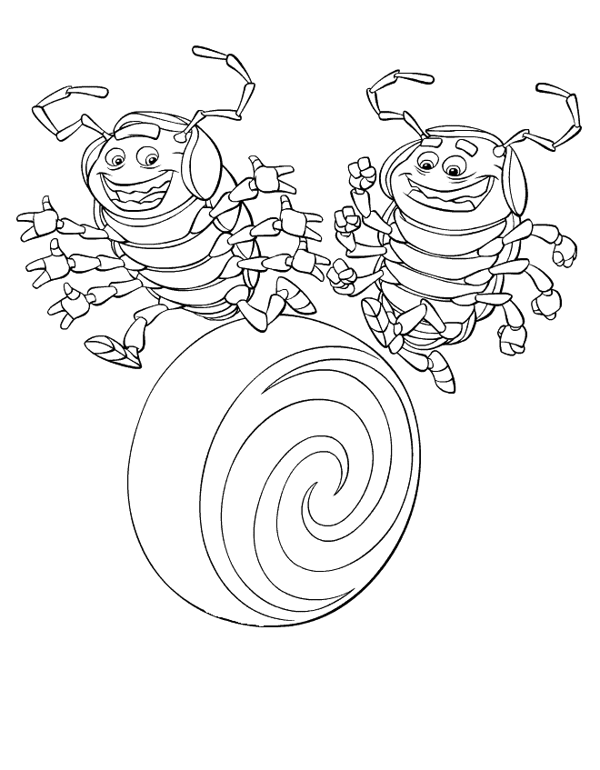 A bugs life coloring pages