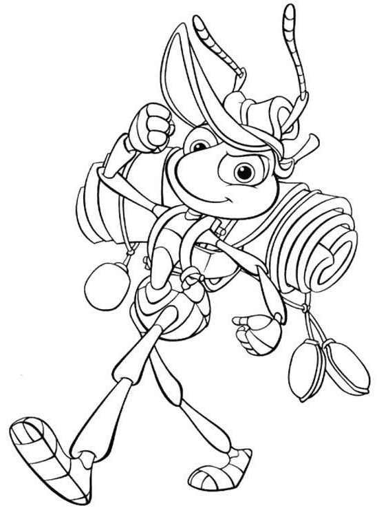 A bugs life coloring pages