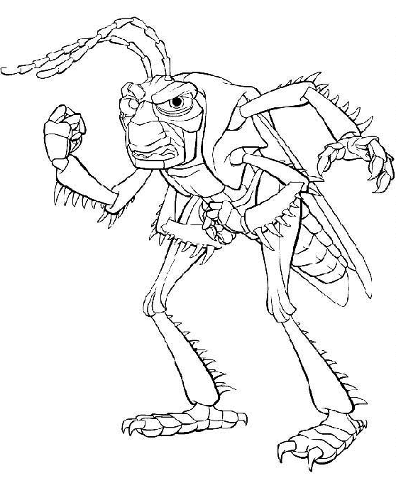A bugs life coloring pages