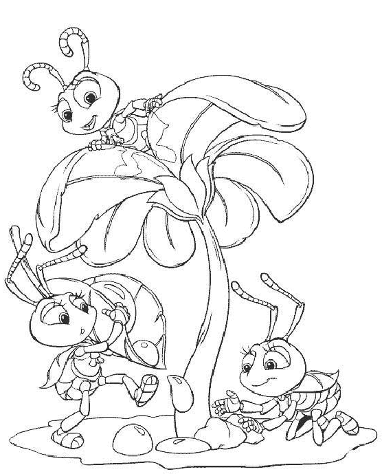 A bugs life coloring pages