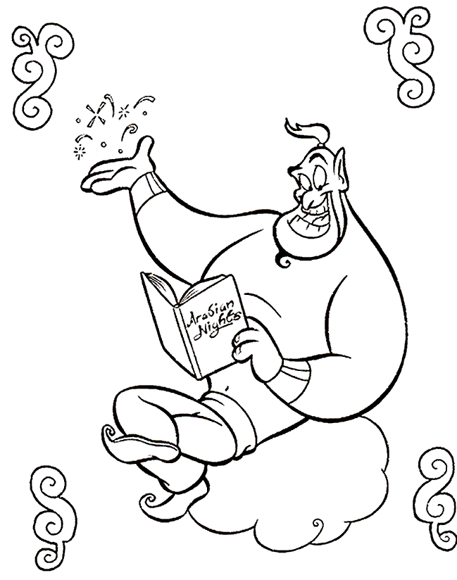 Aladdin coloring pages