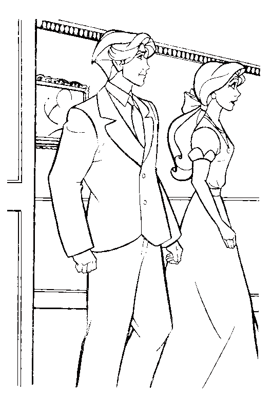 Anastasia coloring pages