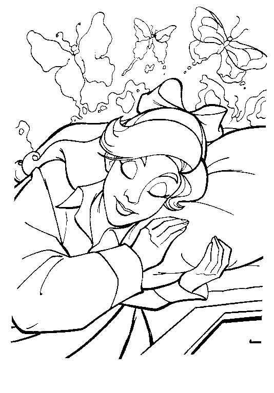 Anastasia coloring pages