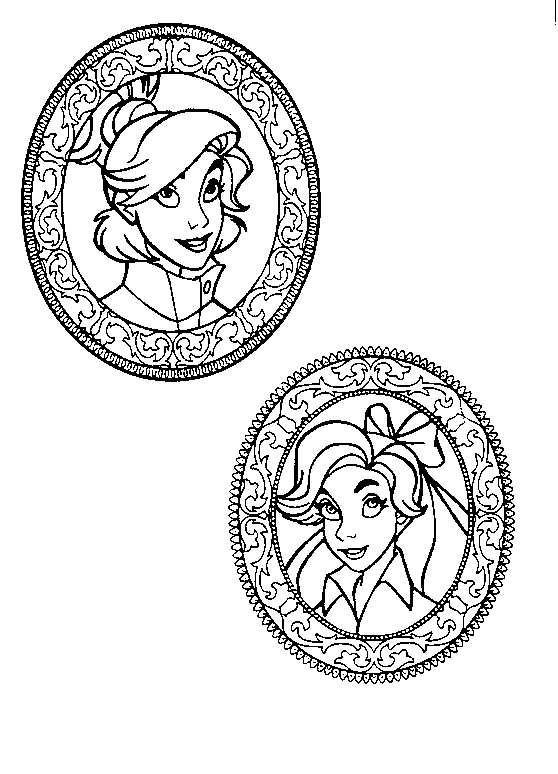 Anastasia coloring pages