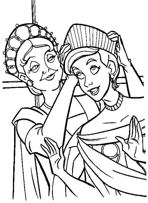 Anastasia coloring pages