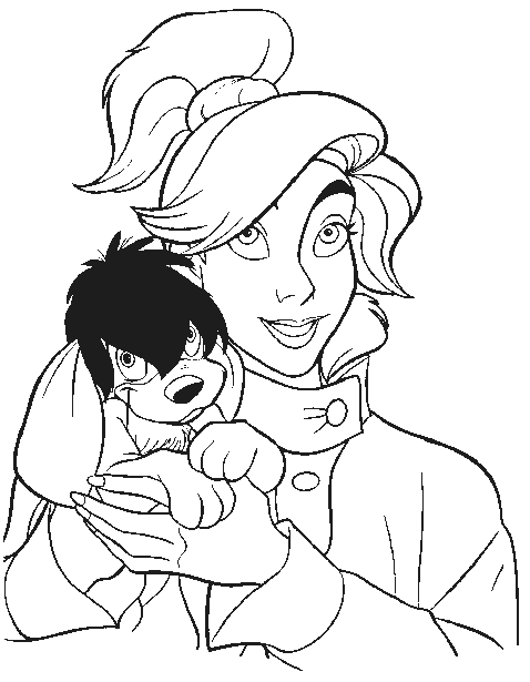 Anastasia coloring pages