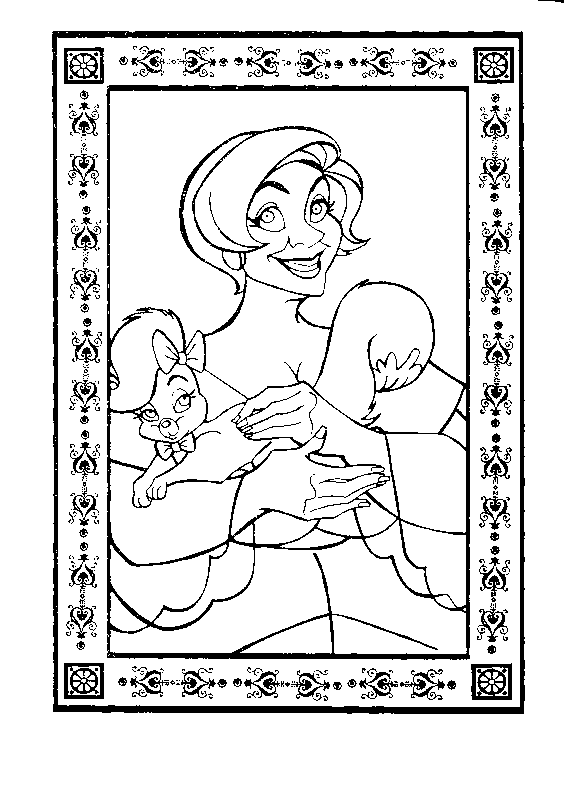 Anastasia coloring pages