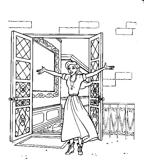 Anastasia coloring pages