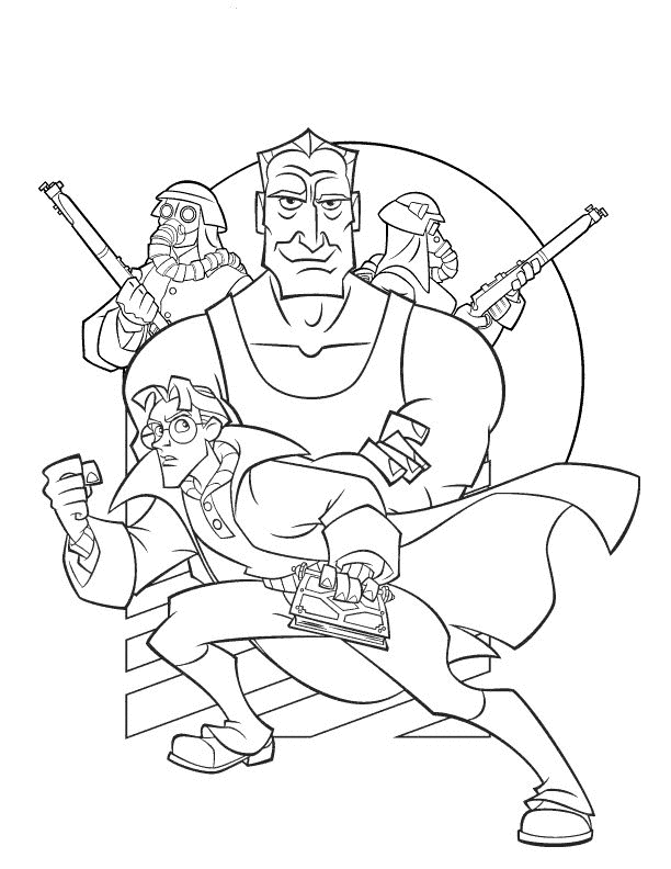 Atlantis coloring pages