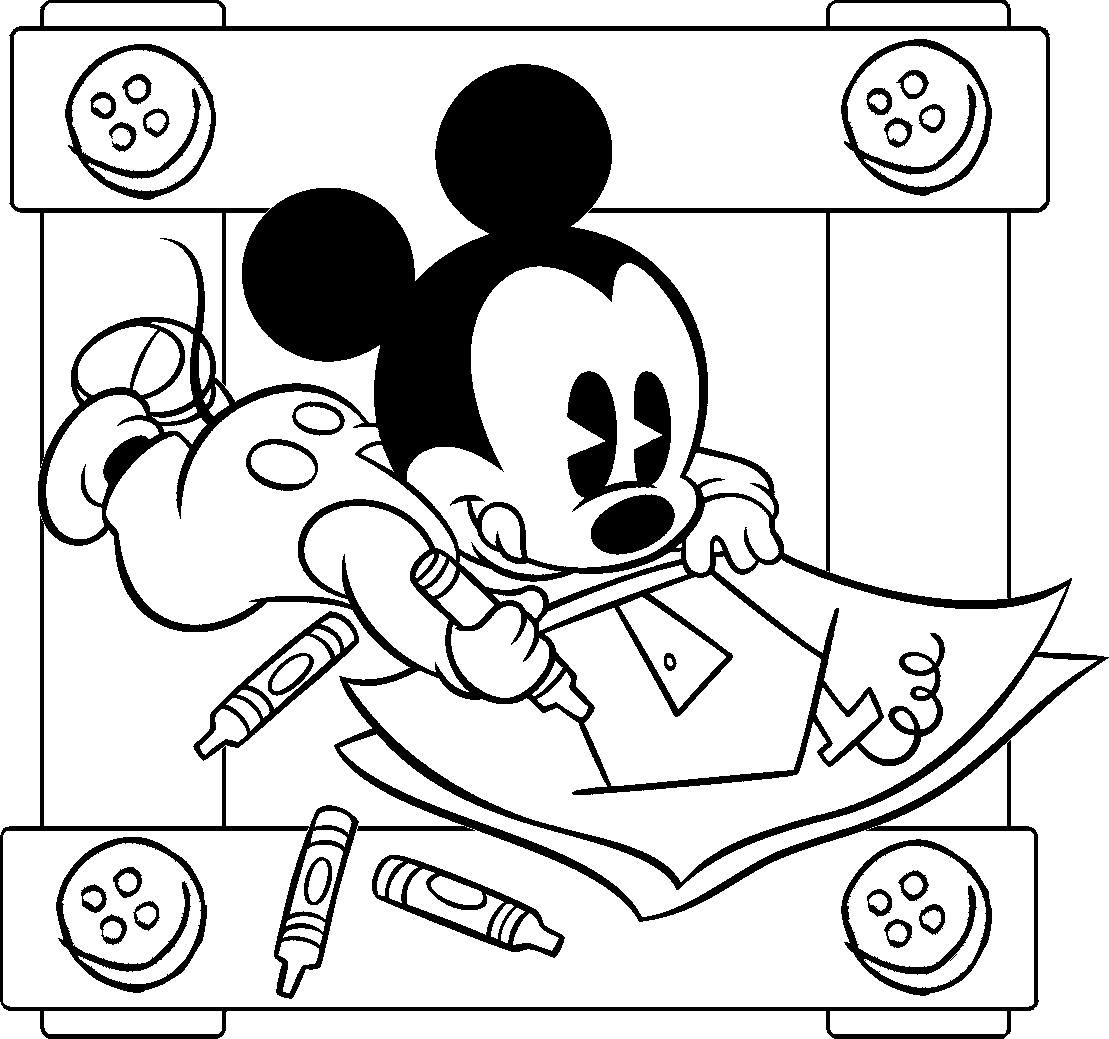 baby disney coloring pages 5