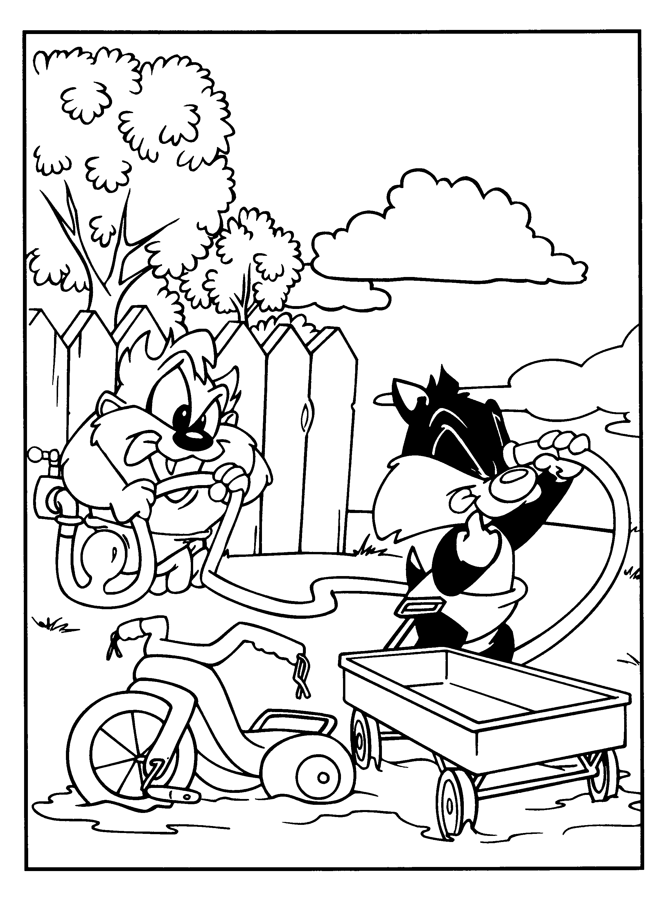 Baby looney tunes Coloring pages Disney coloring pages