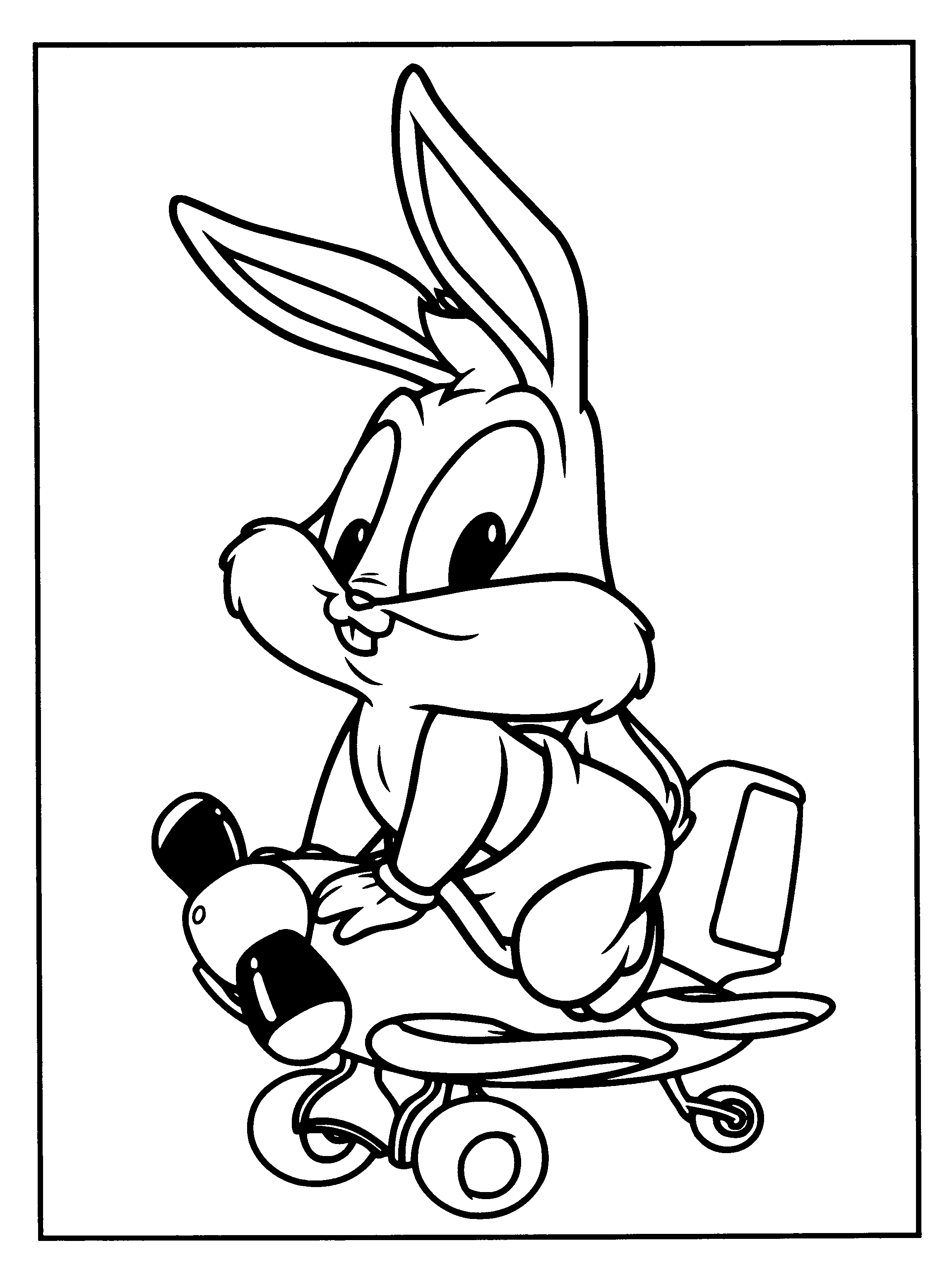 Baby looney tunes coloring pages