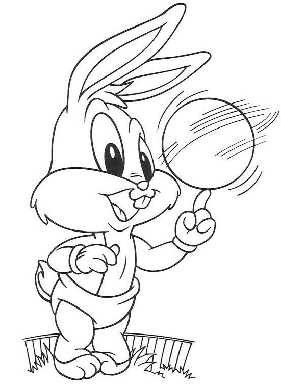 Baby looney tunes coloring pages