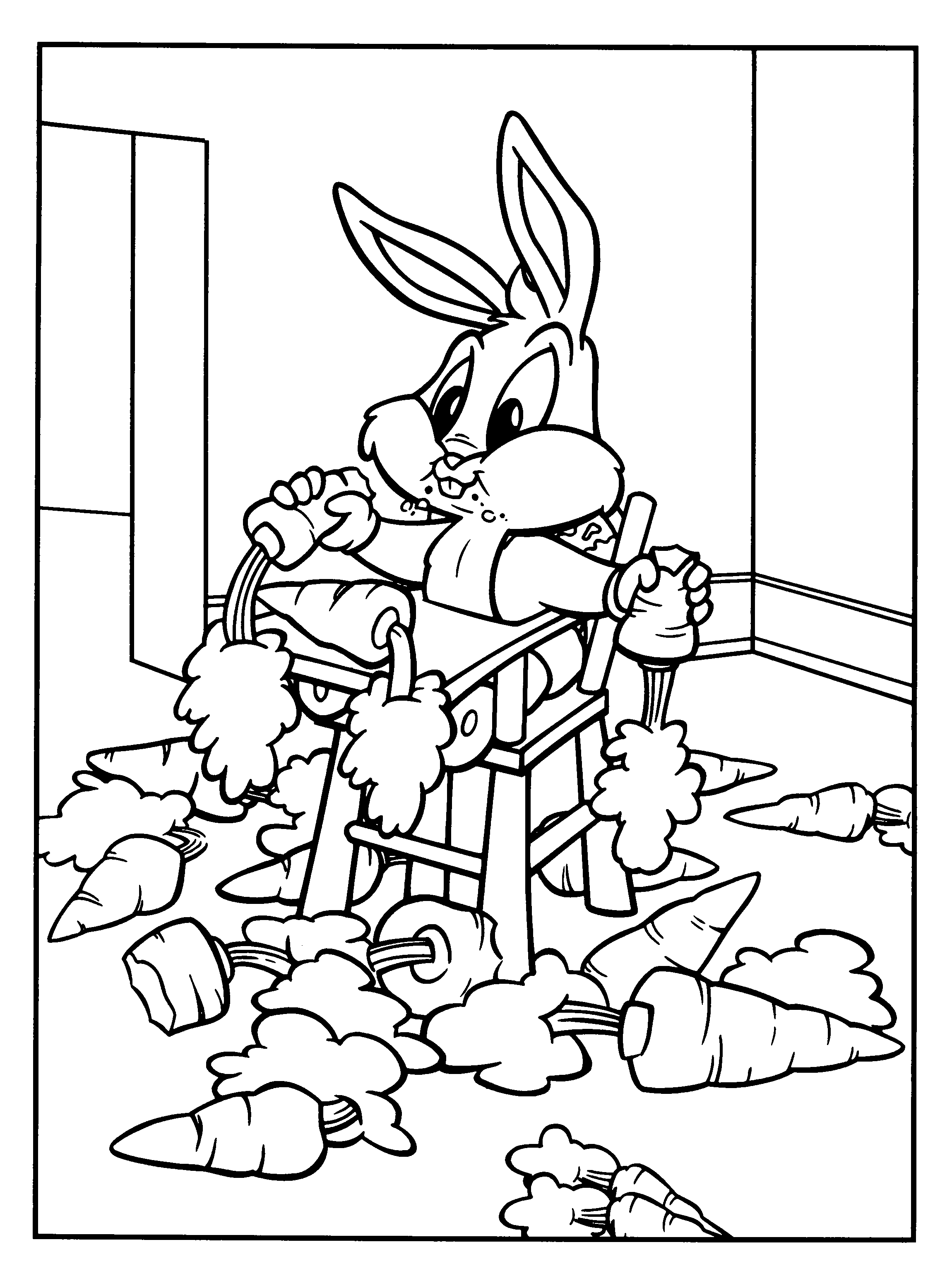 Baby looney tunes coloring pages