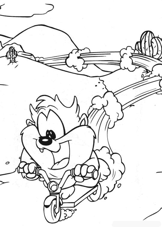 Baby looney tunes coloring pages