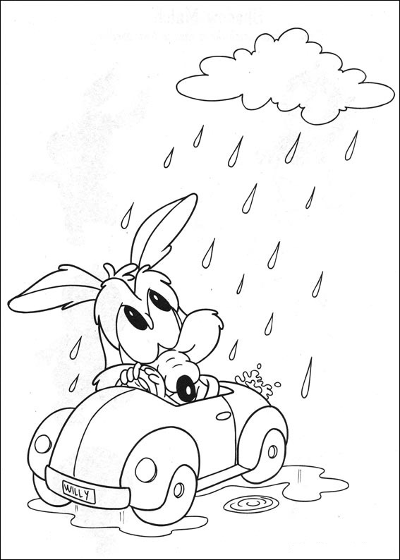 Baby looney tunes coloring pages