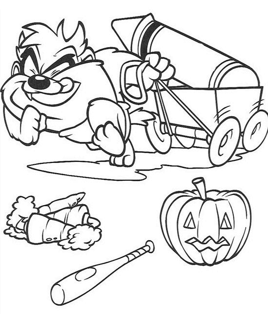 Baby looney tunes coloring pages