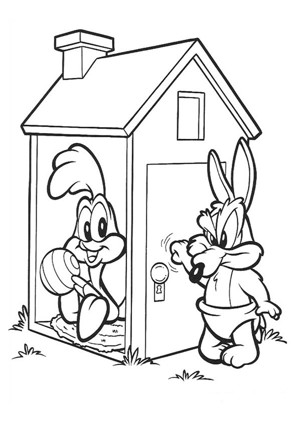 Baby looney tunes coloring pages