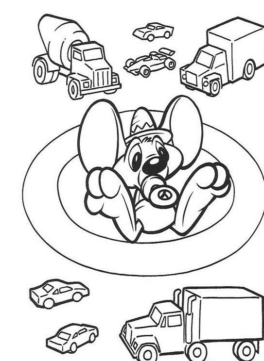 Baby looney tunes coloring pages