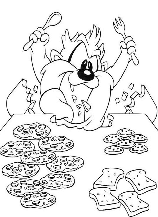 Baby looney tunes coloring pages