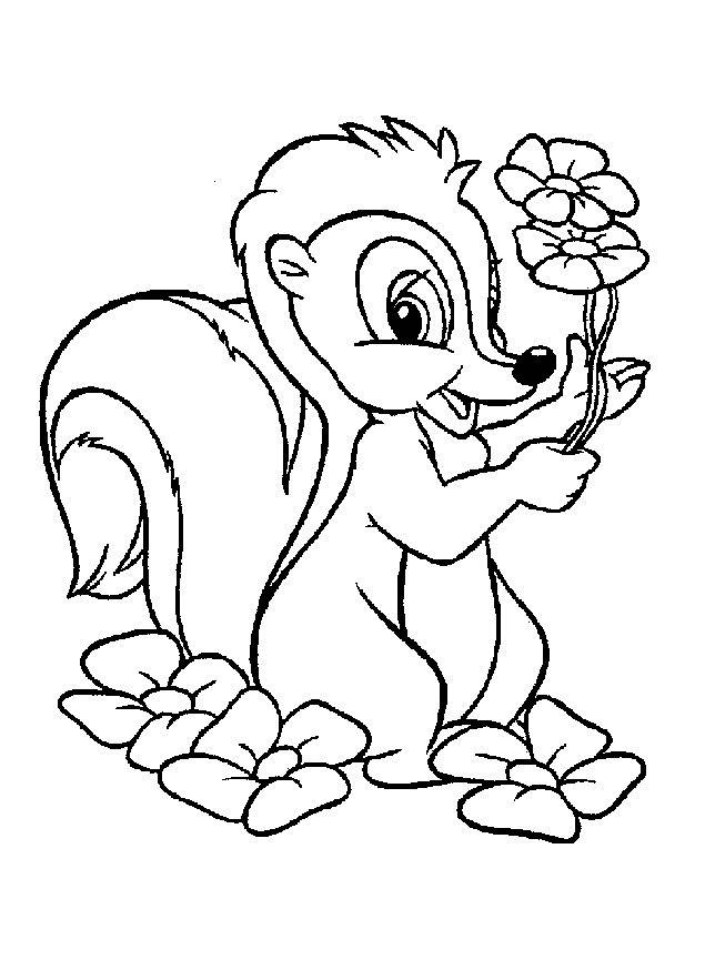 Bambi coloring pages