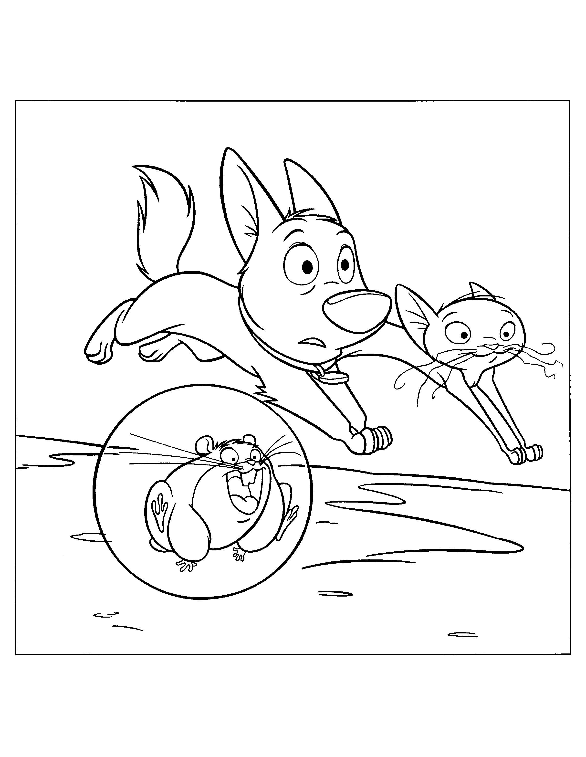 bolt coloring pages 1