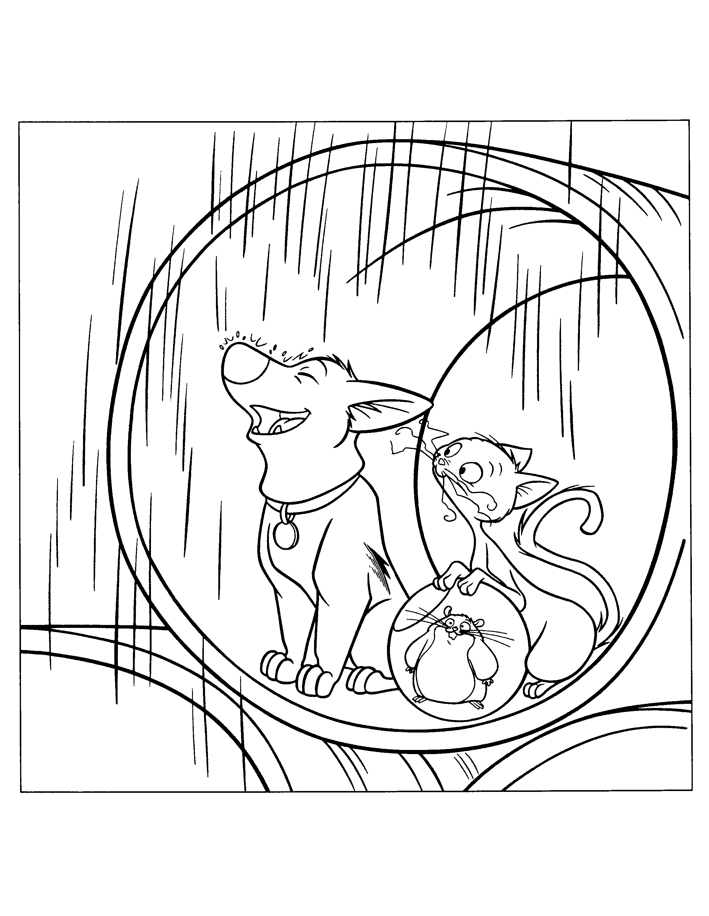 Bolt coloring pages