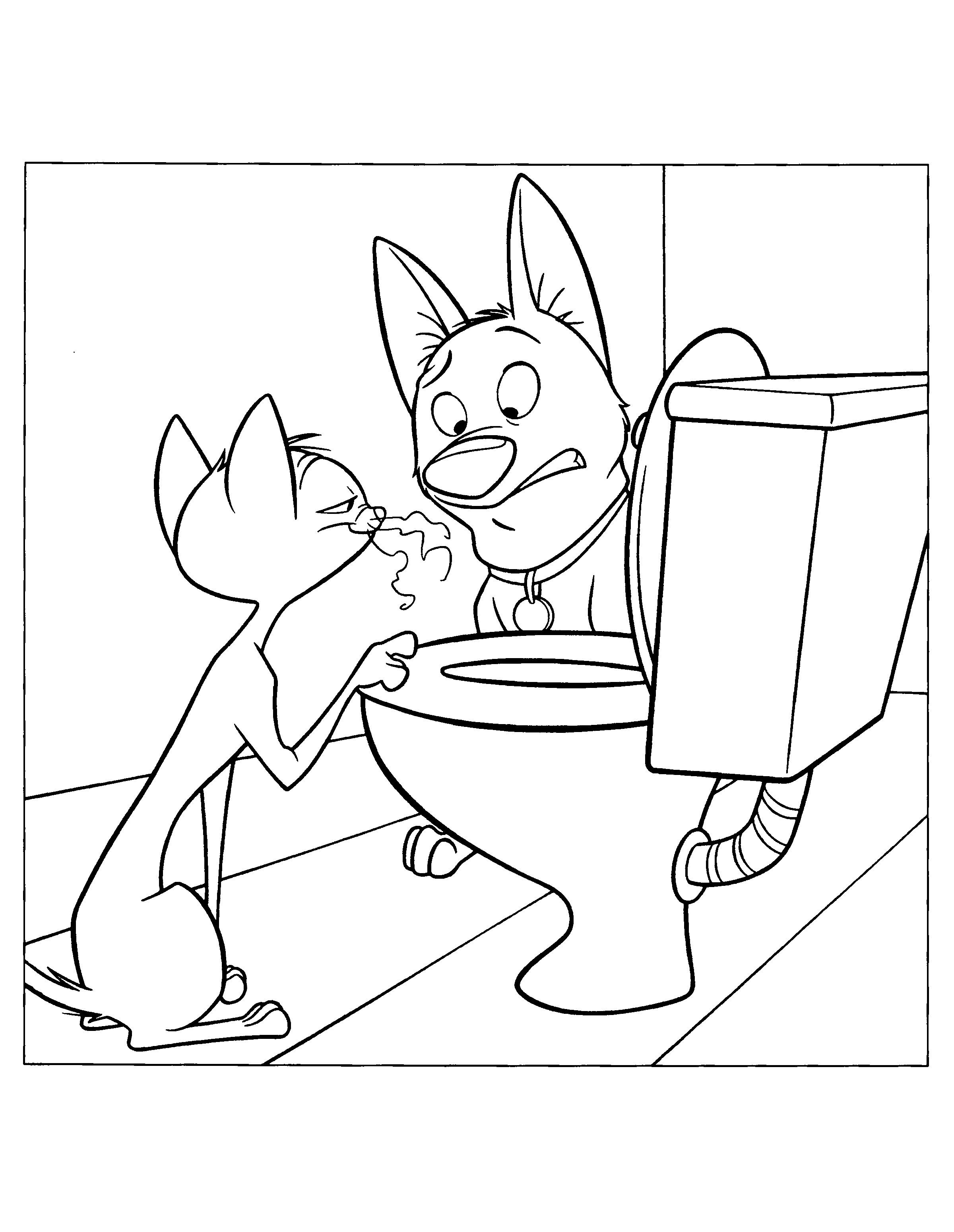 Bolt coloring pages