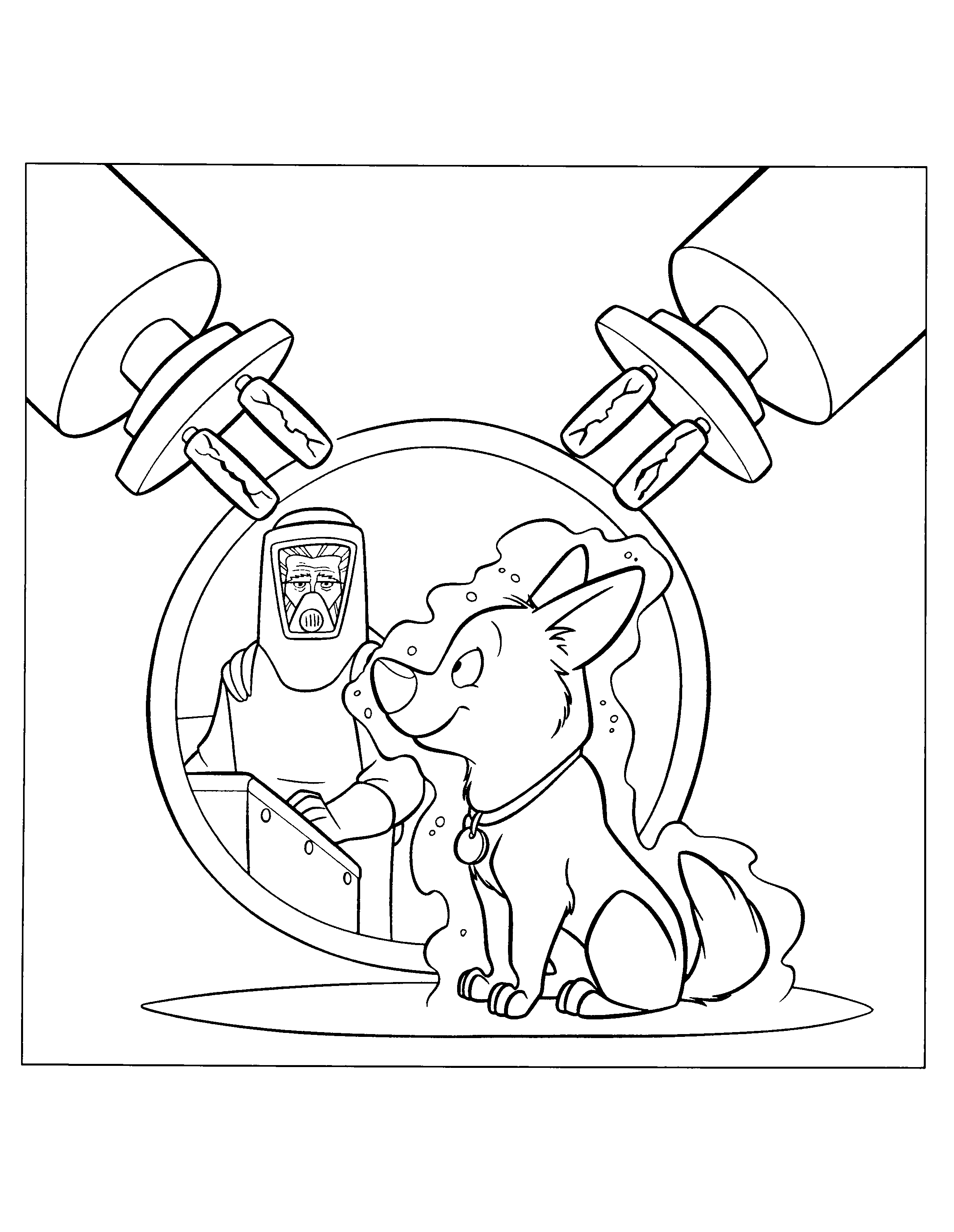 Bolt coloring pages