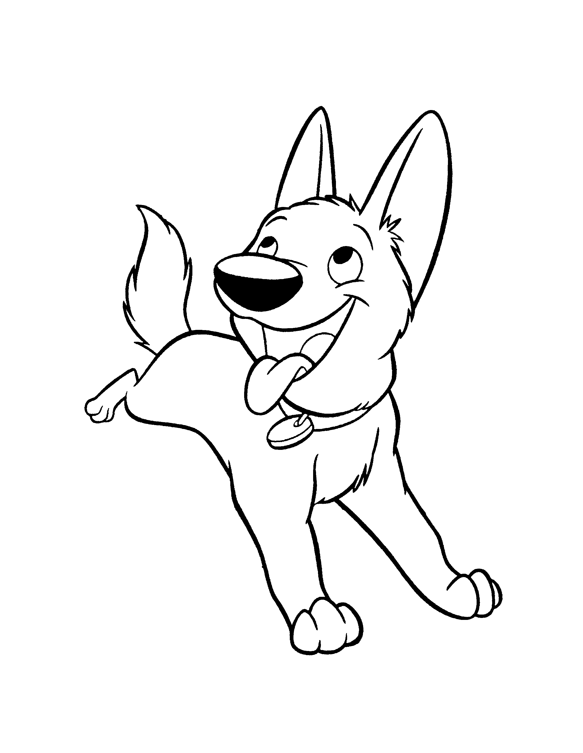 Bolt coloring pages