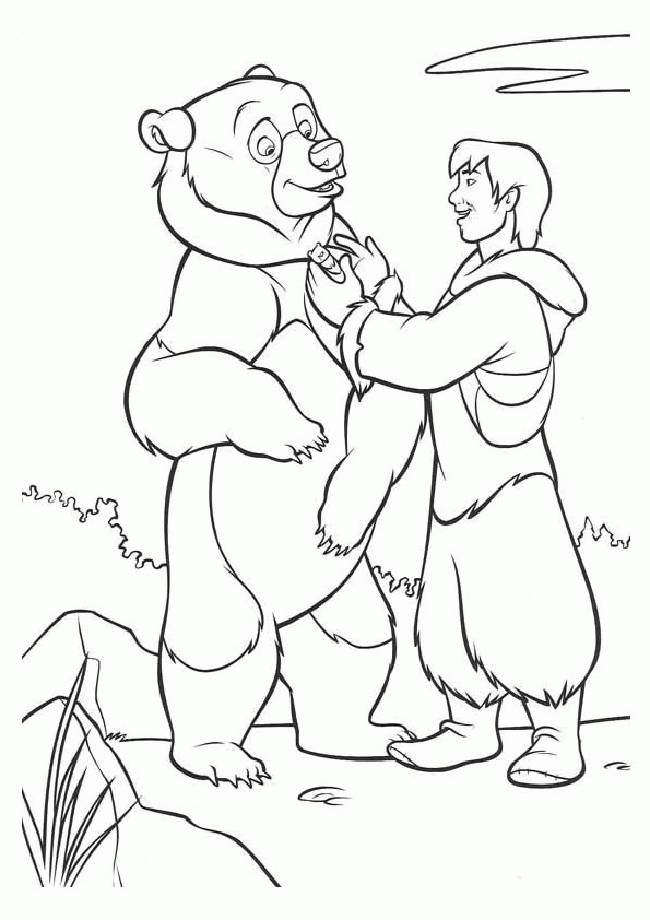 Brother bear coloring pages