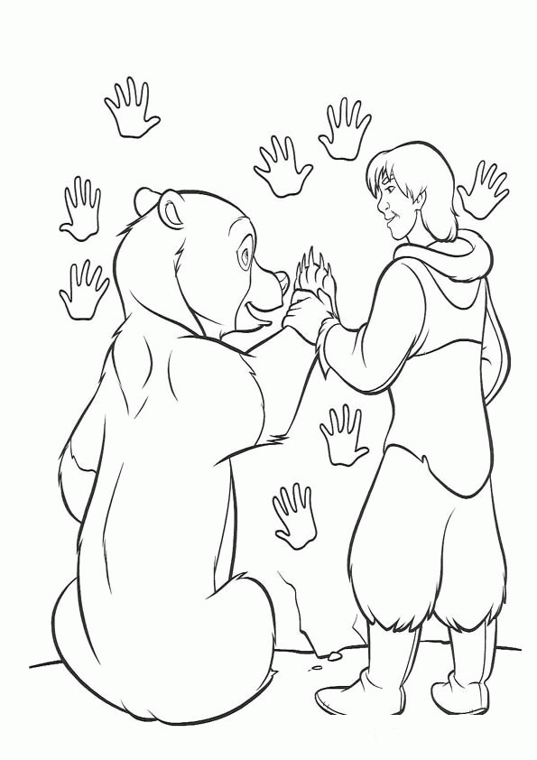 Brother bear coloring pages