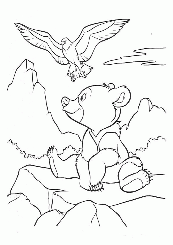 Brother bear coloring pages